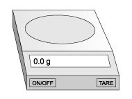 top loading balance drawing